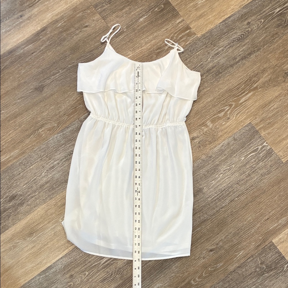 Bcbgeneration White Spaghetti Strap Ruffle Dress - image 6
